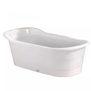 대형욕조 이동식 캠핑카 샤워 1.2 1개 목욕통 두꺼운 바디 화이트 접이식