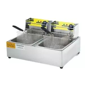 영업용 튀김기 전기 치킨 후라이드 프라이어 스테인리스 식당용 핫도그