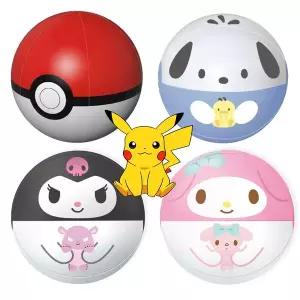 [하프클럽/베스트키즈]포켓몬 산리오 비치볼 몬스터볼 쿠로미 마이멜로디 포차코