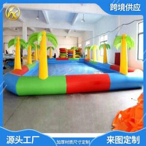 팽창식 강아지 풀장 펜션 간이욕조 에어 두꺼운 20 5x4x0 6m 수영장 물놀이