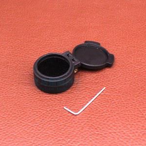 ool 킬플래시 메쉬 광학 라이플 햇빛가리개 필업 사냥 조준기 44mm 캡 벌집 스코프 커버