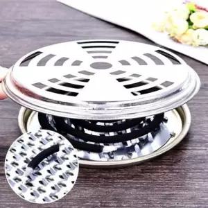 케이스 캠핑 받침대 안전 리싸이클 모기향 연소기 벌레퇴치 모기향거치대 벌레박멸 모기연소기