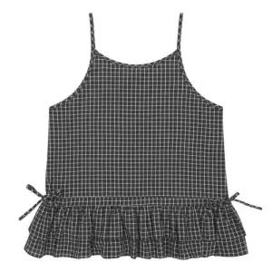 HC12 체크  뷔스티에 브라우스 체크  뷔스티에  브라우스 26s5681