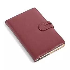 [문구] 가죽 다이어리 노트 A5 브라운 유선 수첩 기록용 노트북 디자인