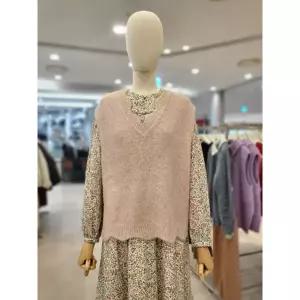 [하프클럽/써스데이아일랜드]브이넥  베스트 (T248MVT240W)