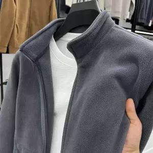 폴라폴리스 집업 남성겨울 기모 M 자켓 후리스 커피색