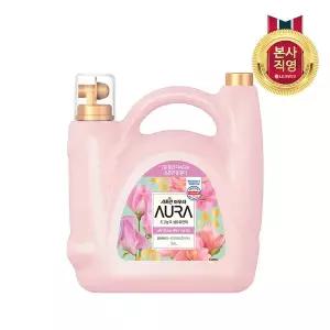 엘지생활건강 브랜드관 샤프란 아우라 5.5L 대용량 섬유유연제 윌유메리미