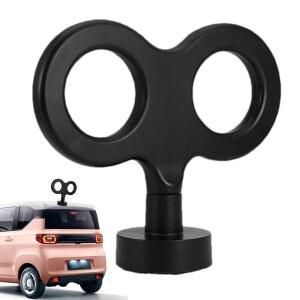 자동차 와인드 업 키, 귀여운 시계태엽 카 후드 장식 전동 회전 스프링 지붕