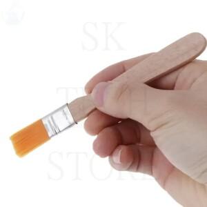 다용도 나무 손잡이 나일론 브러시 고 납땜 플럭스 잔류 제거 키보드  PC 청소에 이상적