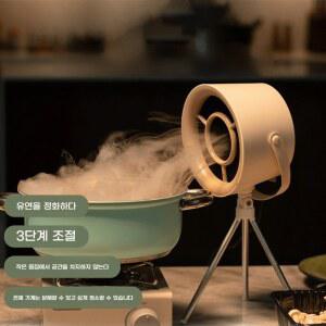 고기환풍기 이동식 테이블용 휴대용 자바라 이동식후드 그레이 미니 환기 소형 휴대 표준