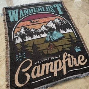 감성 캠핑 빈티지 담요 소파 이불 여러 대형 블랭킷 히말라야 러그 블랑캣 차박 거실 사이즈