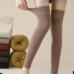 다리토시 여성 레그워머 겨울 기모 발토시 보온 방한용 55cm