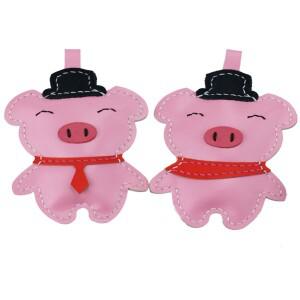 DIY leather craft pig shape modeling die cutting knife mould hand machine punch tool