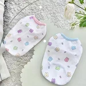 강아지 오가닉 토끼 민소매 2XL 1P 애견 잠옷 실내복-WD1AA04