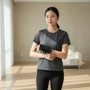 러닝 손목밴드 수납 파우치 휴대폰 포켓 케이스