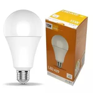 E26 LED 벌브 전구색 다마 장수램프 15W A19 전구 전 (KYR-WFH0ZZY)
