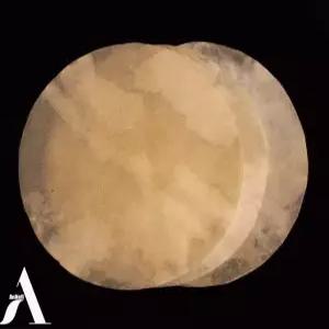 염소 가죽 젬베 헤드 드럼 덤벡을 위한 안나피가 태닝하지 않은 자연스러운 평평한 원형 조각 (14인치)