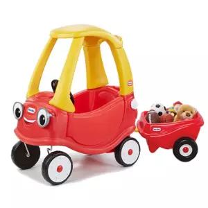 아동용승용자동차 선물 레드지붕차+트레일러 수납 아기용트레일러 보관