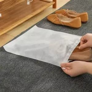 ( )무지 파우치 더스트백 부직포 주머니 스트링 30x40