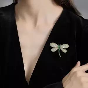 큐빅 잠자리 브로치 패션 액세서리 옷핀 럭셔리브로치 브로치핀 옷핀브로치 패션브로치