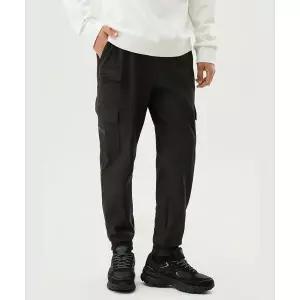 르꼬끄 트리코트 기모 카고 조거팬츠 블랙(QP423EPTO3) 2012579