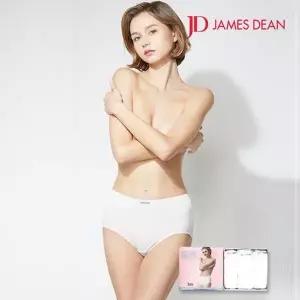 제임스딘 MB597651 여성 속옷 베이직 맥시 화이트 면팬티 3매