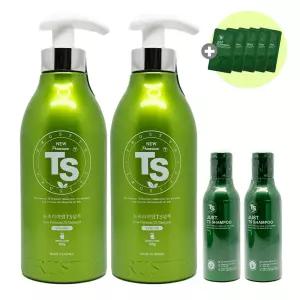 뉴프리미엄 TS 탈모 증상완화샴푸 500g x 2개+ 100g x 2개+6g x 5개