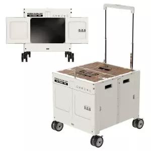 아트박스/기타제조사(상품뒷면참조) [도그독]트윈 접이식 폴딩카트 오픈형 대용량 캐리어