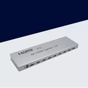 HDMI 지원 4K 영상분배기 Coms 1대8 분배기 60Hz usb분배기 인터넷분배기