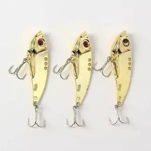 루어낚시 메탈 바이브 3p세트 18g 골드 갈치 메탈지그