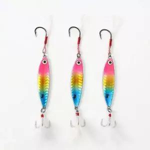 유혹 메탈 지그 3p세트 20g 바이브 갈치 루어 미끼 메