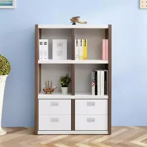 [하프클럽/셀러허브]SJ가구 로잔느 800 서랍 3단 책장