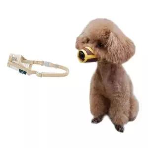 [반려] 강아지 물림 메쉬 소형견 입마개 짖음방지 산책 방지 마스크 헤드