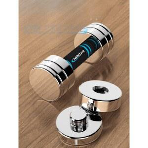 무게조절 덤벨 강철 아령 20KG 10KG 경면광택 전기도금 원형 8키로아령 16kg