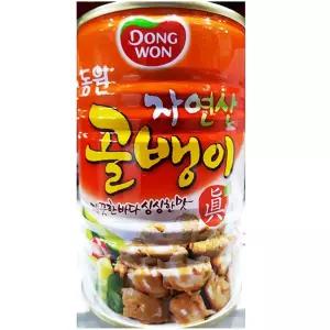 [우리집소싱] 업소용 식당 식자재 자연산 골뱅이캔 동원 400g X24 우리집소싱