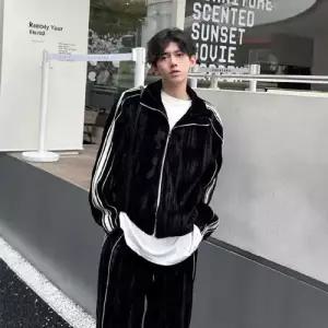 팬츠 남친 빈티지 춘추 후드 코디룩 코디 세트 긴팔세트 트레이닝 스트라이프 카디건 인기1