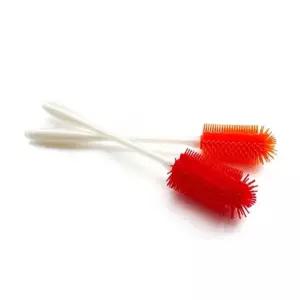 실리콘 병솔-약35x5cm 열탕소독 가능 브러쉬