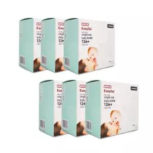 유미 아기 일회용 젖병 휴대용 외출용 그린 4P X 6개