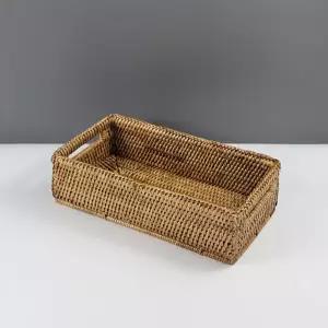 라탄 브레드 바스켓 대내츄럴 미얀마 바구니 가구 GC154 GC 수공예 천연