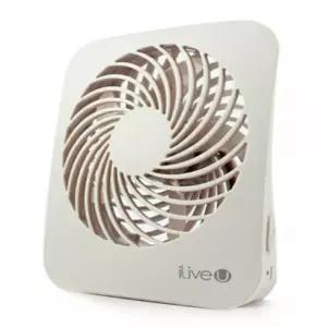 아이리뷰 모노팬 선풍기 화이트책상 휴대용 USB충전 탁상 2단풍속 미니멀사이즈 모노