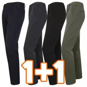 원플러스원 / 남성 봄가을 원턱 스판 무지바지 작업복바지 남자 등산복 아웃도어하의 작업용 하의 빅사이즈 춘추