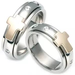 T-955 CO 14K 골드 티타늄 커플링 반지 이니셜무료 무료배송 맞춤제작 평생AS