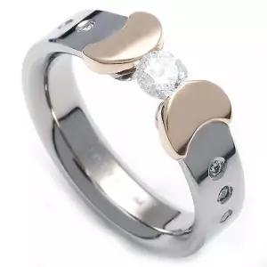 TQ-931 14K 골드 티타늄 반지 이니셜무료 무료배송 맞춤제작 평생AS