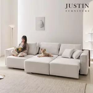 다이브 풀베드 모션 슬라이드 전동 리클라이너 4인 소파