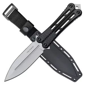 택포스 TF-FIX023BK 부츠 나이프 다용도 양날 블레이드 고정식 나이프 캠핑칼