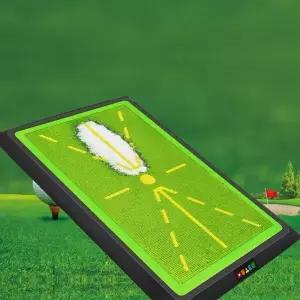 [하프클럽/]궤적 확인 스윙연습 골프 매트 디봇 훈련 어프로치