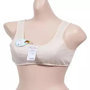 [하프클럽/]부드러운 코튼 스포츠 브라 항취 주니어 AA컵 바스트 보호