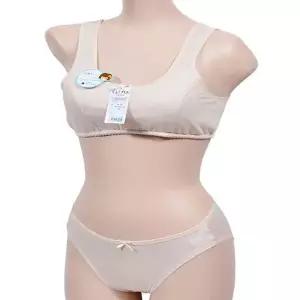 [하프클럽/]주니어 스포츠 브라팬티 AA컵 항취 코튼 1단계 아동용