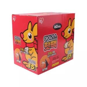 주머니핫팩 아이리스 핫팩 60매 포켓용 낚시 캠핑 레포츠