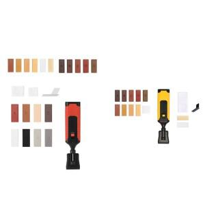 J1UL1N 라미네이트 수리 키트 왁스 시스템 바닥 작업대 견고한 케이스 칩 긁힘 도구 손